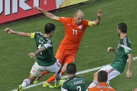 Chiến thắng của Hà Lan trước Mexico qua hình ảnh 3D