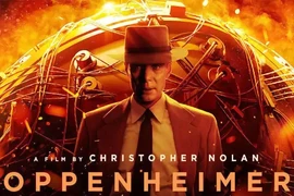 Poster của bộ phim Oppenheimer.