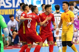 Đội tuyển Futsal Việt Nam có màn chạy đà cho giải Futsal châu Á 2024. (Nguồn: VFF)