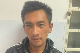 Đối tượng Nguyễn Thanh Hưng bị Công an bắt giữ sau 2 giờ gây án mạng. (Nguồn: Báo Công an Nhân dân)