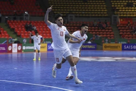 Futsal Việt Nam quyết thắng Futsal Uzbekistan để giành vé dự Workd Cup. (Nguồn: AFC)