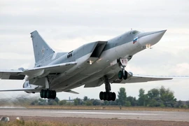 Một máy bay ném bom chiến lược Tu-22M3. (Nguồn: Russian media)
