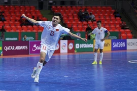 Futsal Việt Nam quyết tâm giành vé vào tứ kết Futsal châu Á 2024. (Nguồn: AFC)