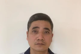 Bị can Trần Mạnh Hùng tại Cơ quan Cảnh sát điều tra Công an tỉnh Yên Bái. (Ảnh: Công an Yên Bái/TTXVN phát)