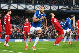 Everton đánh bại Liverpool ở trận derby vùng Merseyside. (Nguồn: Getty Images)