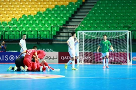 Futsal Việt Nam không thể tiếp tục hành trình tìm vé dự Futsal World Cup 2024. (Nguồn: VFF)