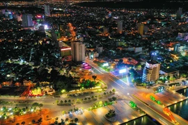 Khu vực trung tâm thành phố Đà Nẵng. (Ảnh: Trần Lê Lâm/TTXVN)