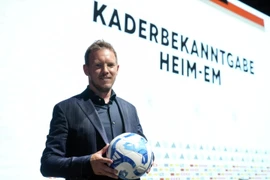 HLV Julian Nagelsmann đã công bố danh sách sơ bộ 27 cầu thủ Đức chuẩn bị cho EURO 2024. (Nguồn: AP)