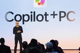 Microsoft giới thiệu về dòng máy tính cá nhân Copilot + được trang bị các tính năng AI. (Nguồn: AFP/Getty Images)