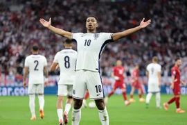 Bellingham mang chiến thắng về cho Đội tuyển Anh ở ngày ra quân EURO 2024. (Nguồn: Getty Images)