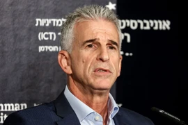 Giám đốc Cơ quan Tình báo Israel David Barnea. (Ảnh: AFP/TTXVN)