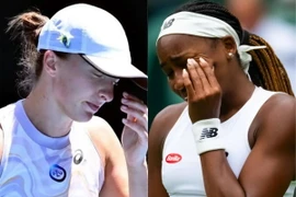 Iga Swiatek và Coco Gauff, hai tay vợt có thứ hạng cao nhất ở Wimbledon đều đã bị loại. (Nguồn: Imago)