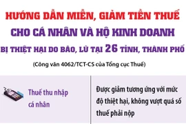 Hướng dẫn miễn, giảm thuế cho cá nhân, hộ kinh doanh và DN thiệt hại do bão lũ