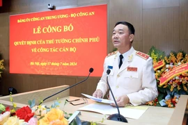 Trung tướng Phạm Thế Tùng, Thứ trưởng Bộ Công an. (Ảnh: TTXVN phát)