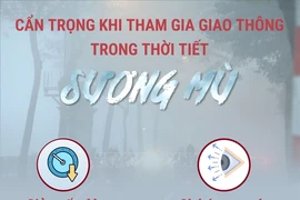 Cẩn trọng khi tham gia giao thông trong thời tiết sương mù