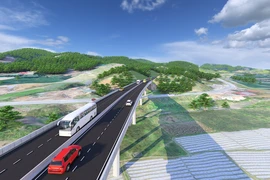 Phối cảnh Dự án Cao tốc cửa khẩu Hữu Nghị-Chi Lăng. (Ảnh: PV/Vietnam+)