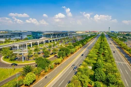 Cảng Hàng không Quốc tế Nội Bài chính thức lần thứ 6 có mặt trong top 100 sân bay tốt nhất thế giới. (Ảnh: PV/Vietnam+)
