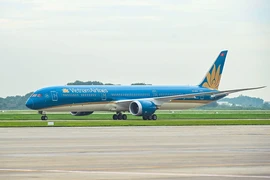 Boeing 787-10 của Vietnam Airlines là một trong những máy bay lớn nhất của “gia đình” máy bay Boeing 787. (Ảnh: PV/Vietnam+)