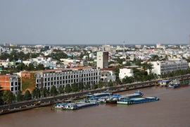 Tây Nam Bộ được đánh giá là điểm sáng của thị trường bất động sản Việt Nam. (Ảnh: Hồng Đạt/TTXVN)