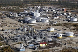 Nhà máy lọc dầu của Nga ở thị trấn Gubkinsky, Tây Siberia. (Ảnh: AFP/TTXVN)