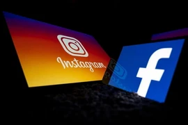 Biểu tượng mạng xã hội Instagram và Facebook. (Ảnh: AFP)