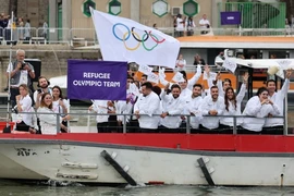 Các vận động viên Đội tuyển Olympic người tị nạn. (Ảnh: Reuters)