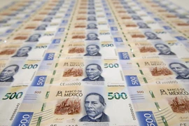 Đồng Peso của Mexico. (Ảnh: AFP/TTXVN)