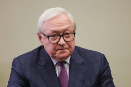 Thứ trưởng Ngoại giao Nga Sergei Ryabkov tại một cuộc họp ở ngoại ô Moskva. (Ảnh: AFP/TTXVN)