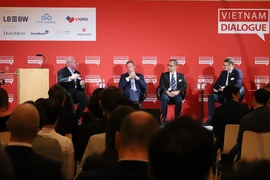 Vietnam Dialogue – Đối thoại Việt Nam lần thứ nhất diễn ra tại thành phố Frankfurt am Main, ngày 19/11/2024. (Ảnh: Thu Hằng/TTXVN)