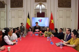 Quang cảnh Đại hội Hội sinh viên Việt Nam tại Bỉ lần thứ V. (Ảnh: Hương Giang/TTXVN)