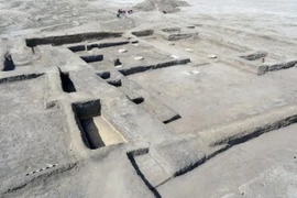 Tàn tích nhà nghỉ hoàng gia cổ đại ở Bắc Sinai, Ai Cập. (Nguồn: Bộ Du lịch và Khảo cổ Ai Cập)
