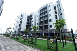 Khu nhà ở xã hội Mê Linh-Đại Thịnh (huyện Mê Linh, Hà Nội) do Tổng công ty Đầu tư phát triển nhà và đô thị (HUD) làm chủ đầu tư đã được đưa vào sử dụng từ năm 2021. (Ảnh: Tuấn Anh/ TTXVN)