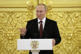 Tổng thống Nga Vladimir Putin. (Ảnh: AFP/TTXVN)