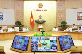 Thủ tướng Phạm Minh Chính chủ trì Phiên họp Chính phủ Thường kỳ tháng 9 năm 2024 và Hội nghị Chính phủ với các địa phương. (Ảnh: Dương Giang/TTXVN)