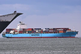 Tàu của Công ty vận tải biển Maersk. (Nguồn: AFP)