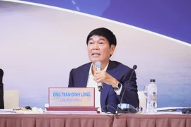 Ông Trần Đình Long, Chủ tịch Hội đồng quản trị quản trị Hòa Phát. (Ảnh: Vietnam+)