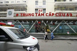 Trung tâm cấp cứu A9, Bệnh viện Bạch Mai. (Ảnh: Minh Quyết/TTXVN)