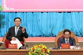 Chủ tịch Quốc hội Vương Đình Huệ làm việc với Ban Thường vụ Tỉnh ủy Bình Định