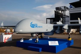 Máy bay không người lái (UAV) Heron MK II của IAI. (Nguồn: Bloomberg)