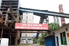 Nhà máy Gang thép Lào Cai đang trong thời gian sửa chữa để kịp đưa vào hoạt động trong tháng 6/2024. (Ảnh: Quốc Khánh/TTXVN)
