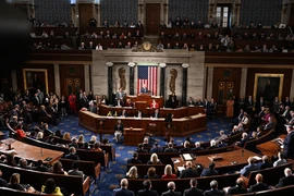 Toàn cảnh phiên họp Hạ viện Mỹ tại Washington, DC. (Ảnh: AFP/TTXVN) 