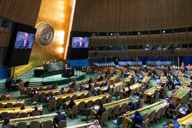 Toàn cảnh một phiên họp Đại hội đồng Liên hợp quốc. (Ảnh: THX/TTXVN)