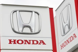 Biểu tượng của Hãng sản xuất ôtô Honda. (Ảnh: Kyodo/TTXVN)