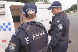 Cảnh sát Australia làm nhiệm vụ. (Nguồn: MSN)