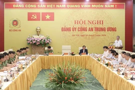 Chủ tịch nước Tô Lâm phát biểu tại hội nghị. (Ảnh: Nhan Sáng/TTXVN)