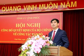 Bí thư Tỉnh ủy Vĩnh Phúc Dương Văn An. (Ảnh: Nguyễn Thảo/TTXVN)