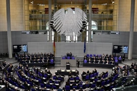 Quang cảnh một phiên họp của Quốc hội Liên bang Đức ở Berlin. (Ảnh: AFP/TTXVN)