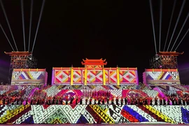 Chương trình tổng duyệt cho Khai mạc Festival Ninh Bình lần thứ 3 năm 2024. (Ảnh: Báo Chính phủ)