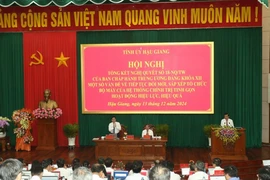 Quang cảnh hội nghị. (Ảnh: Duy Khương/TTXVN)