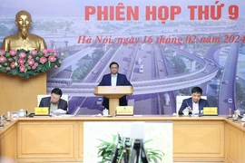 Thủ tướng Phạm Minh Chính chủ trì phiên họp Ban Chỉ đạo. (Ảnh: Dương Giang/TTXVN)